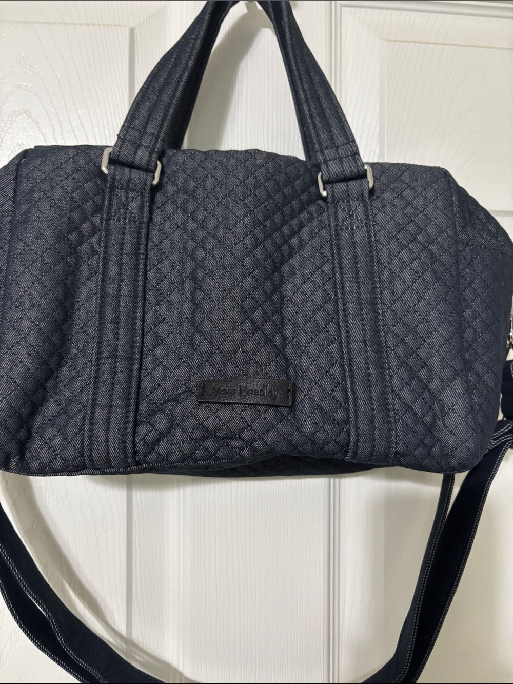 Vera Bradley Iconic 100 Navy denim Women's Bag